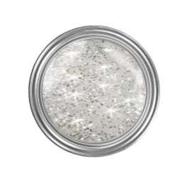 Glitter gel silber